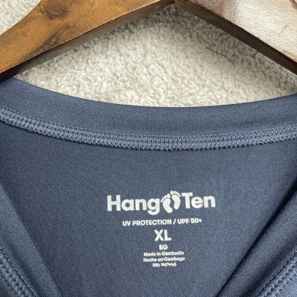 Hang Ten Men's XL Long Sleeve UV Protection UPF 50 Crew neck Shirt - Picture 4 of 6